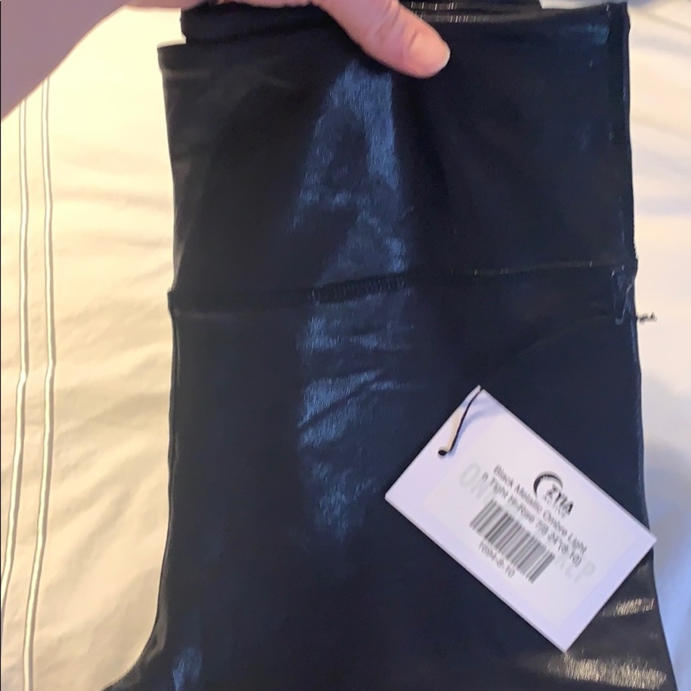 Zyia black metallic ombré light tight hi-rise